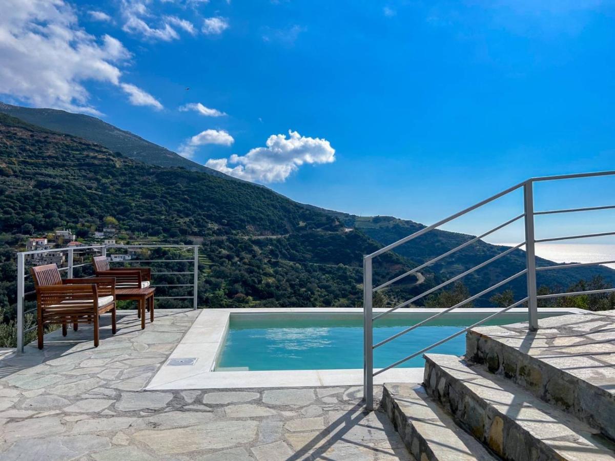 Kámbos Kampos View - Quiet House At The End Of The Road, Private Pool 빌라 외부 사진