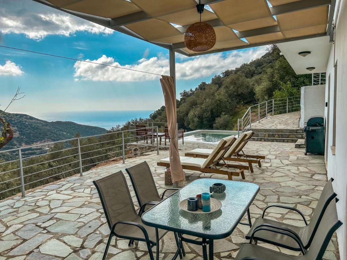 Kámbos Kampos View - Quiet House At The End Of The Road, Private Pool 빌라 외부 사진